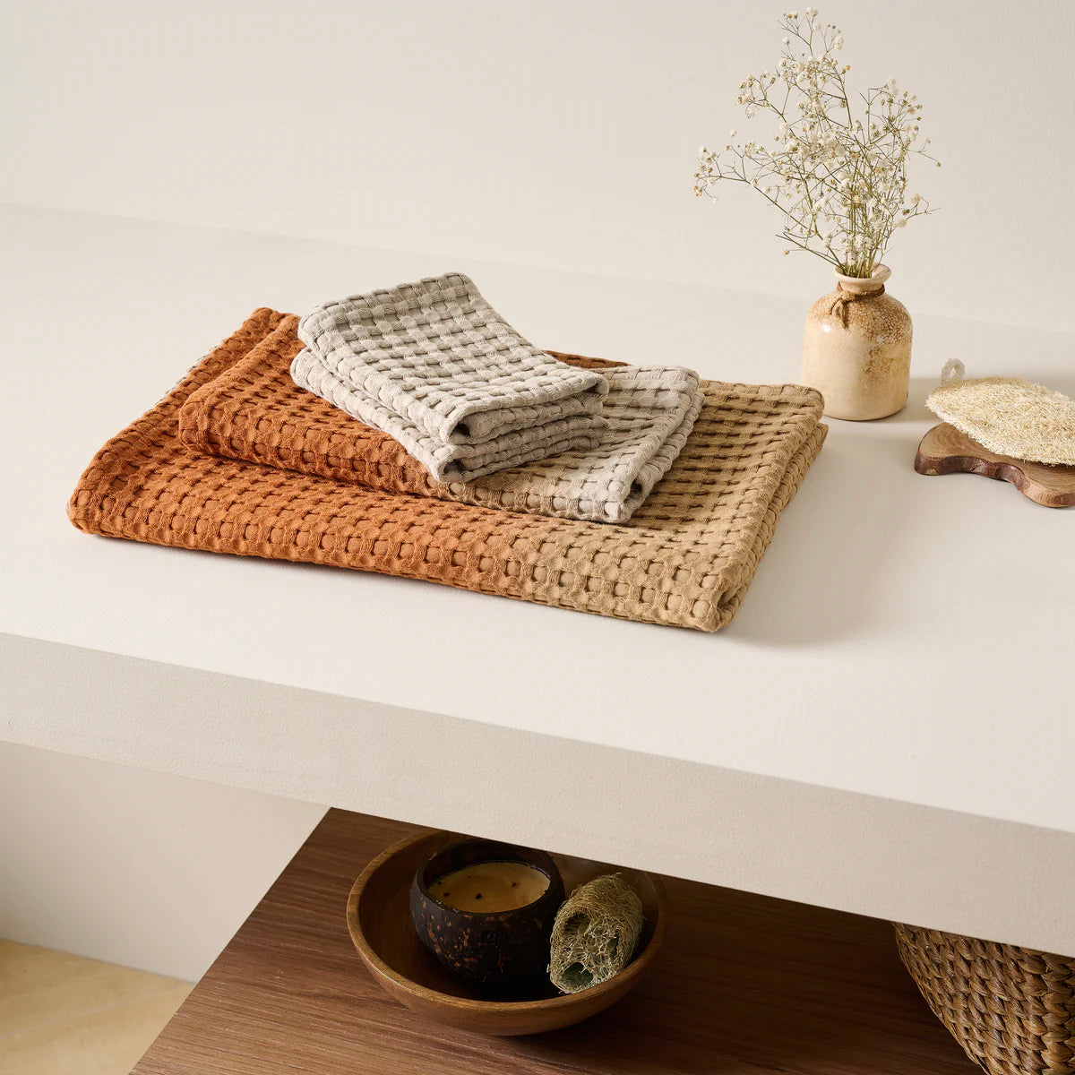 Dip Dye | Cotton Bamboo | Waffle | Towel