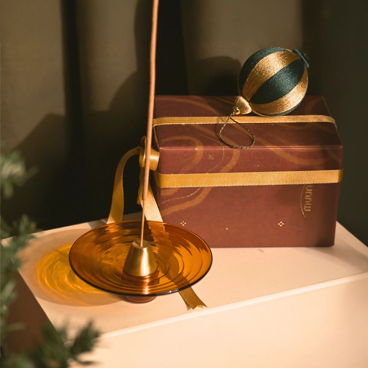 Incense & Sage Holder - Amber