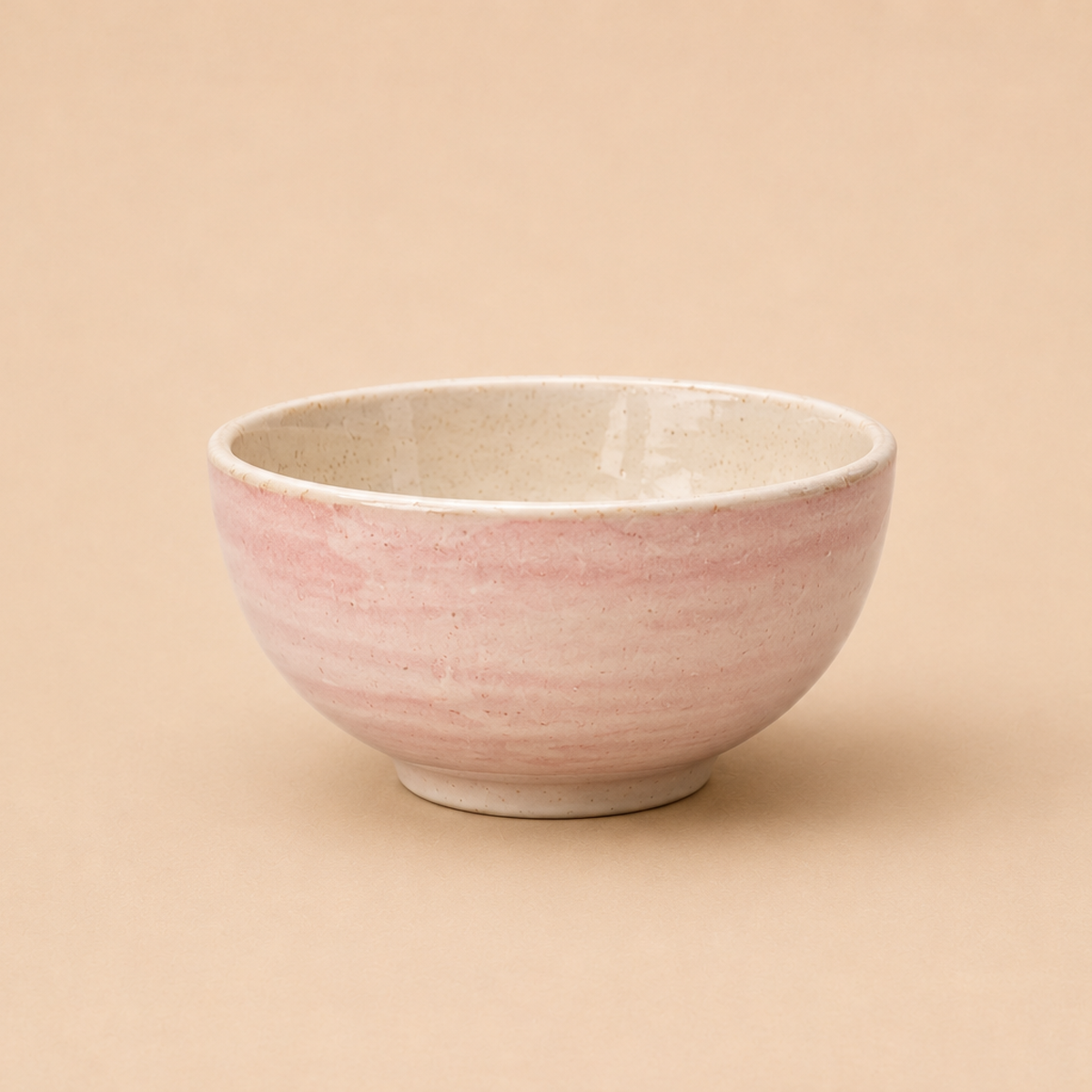 Dew Bowl - Pink & Ivory