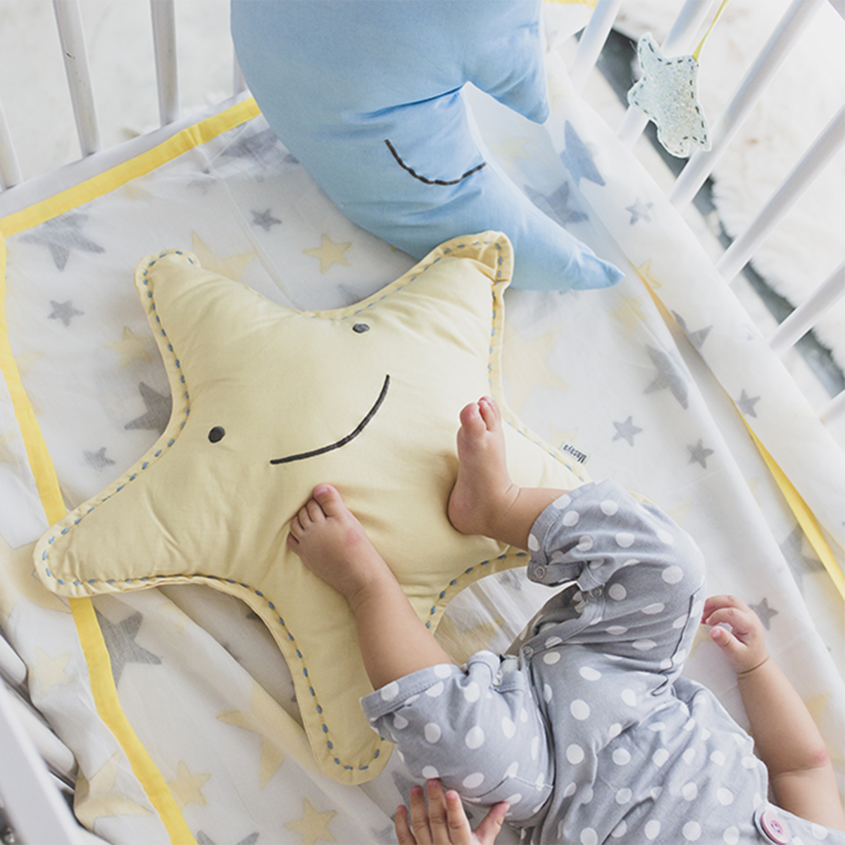 Masaya Shape Cushions- Sleepy the Moon