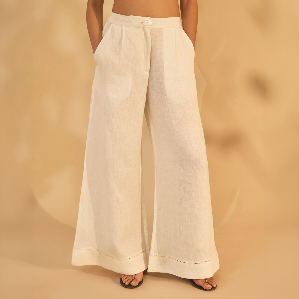 Wildflower Pants - Ivory
