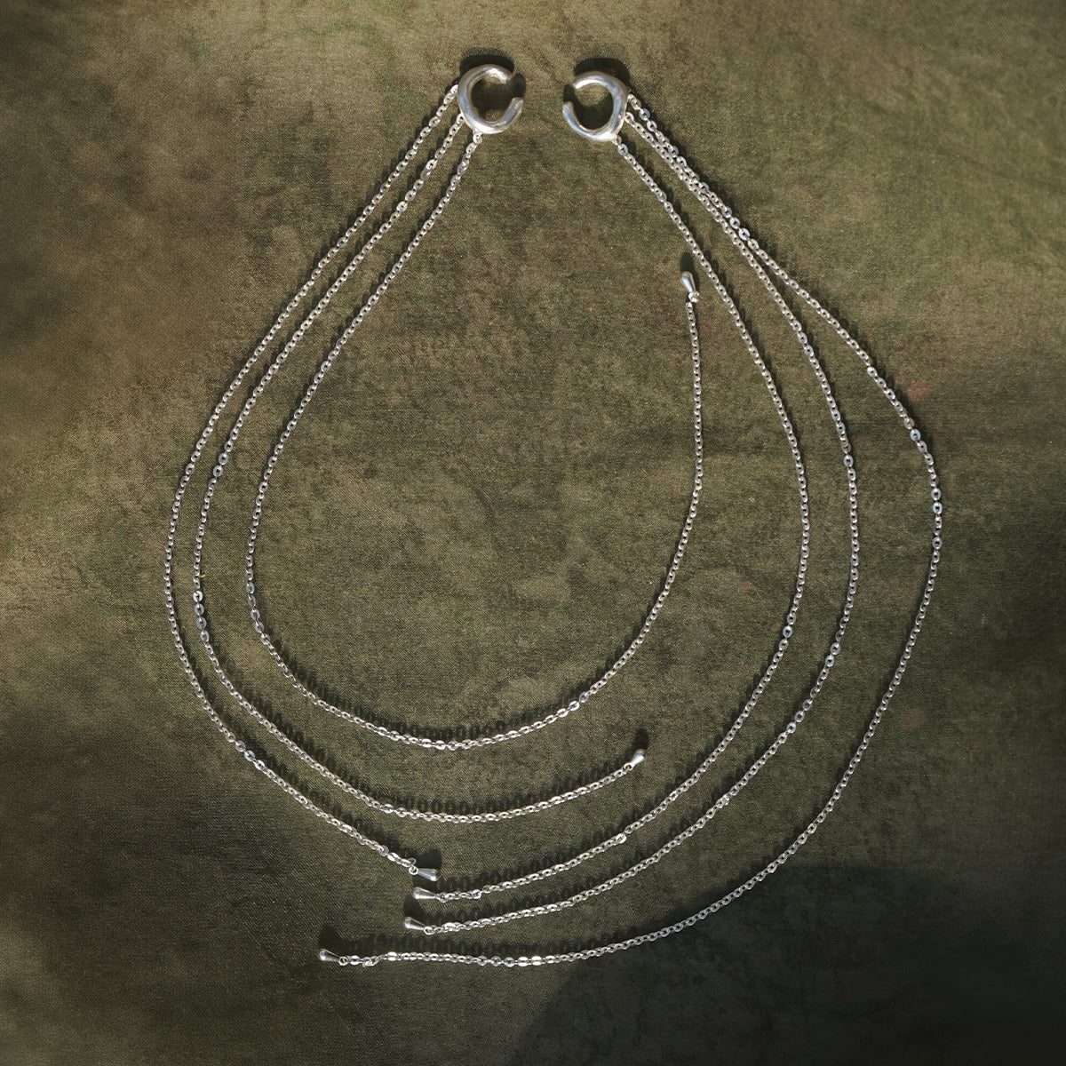 Dew drop Earchain - Silver