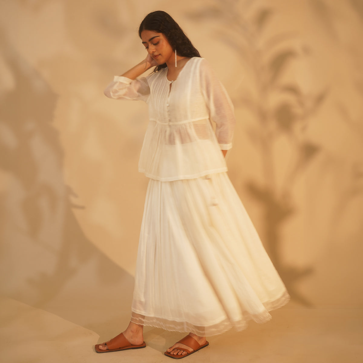 Wildflower Skirt - Ivory