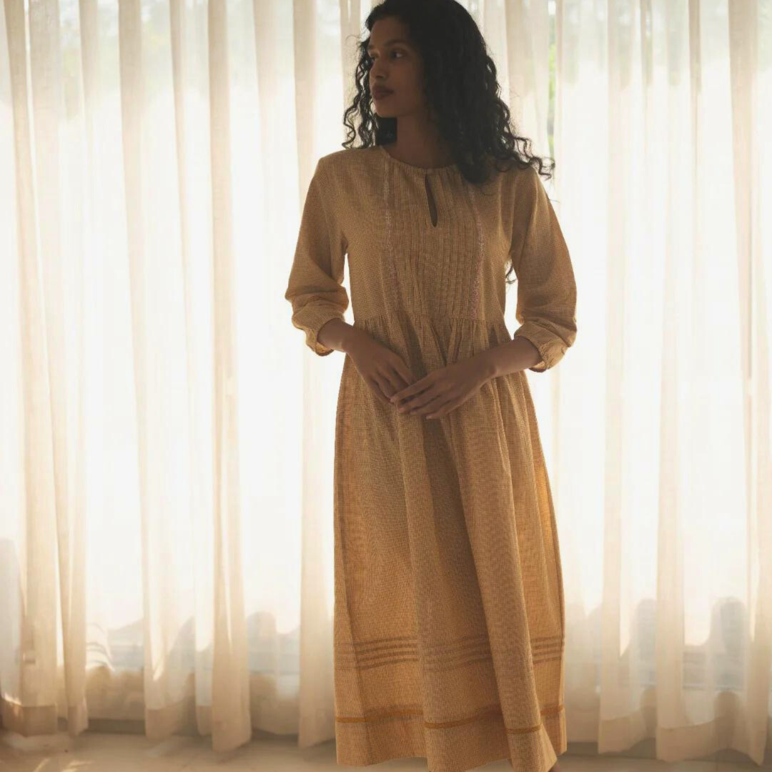 Holly Dress-Yellow