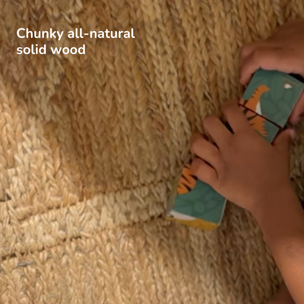 My First Block Puzzles - Jungle | Wooden 6-in-1 Puzzle Set (4 Blocks)
