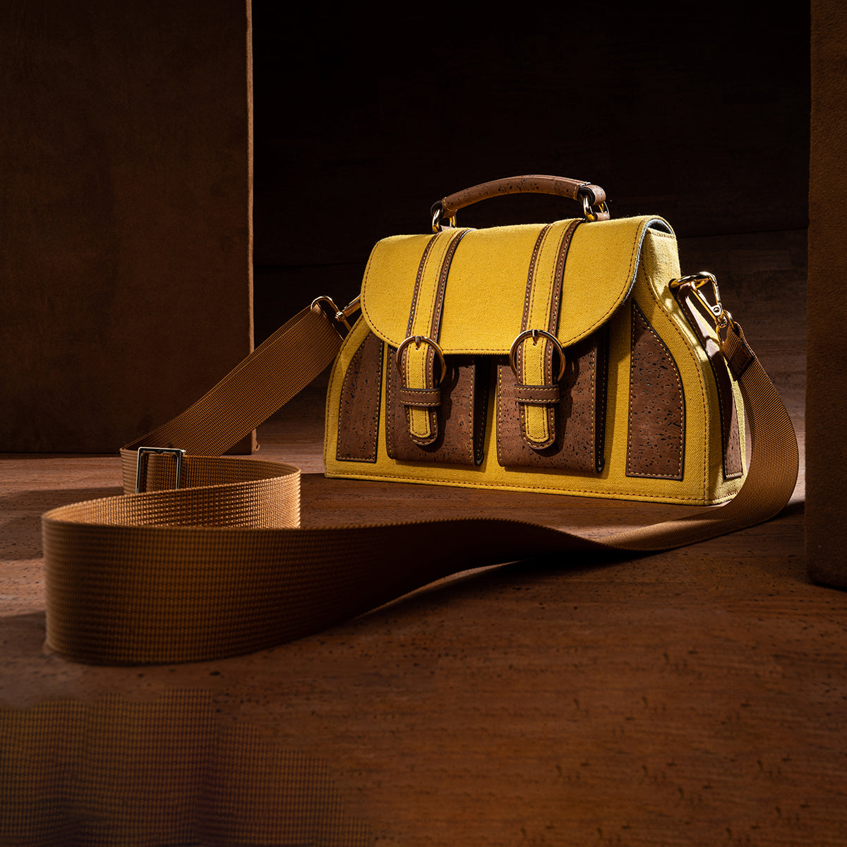 Chrome Yellow Satchel Bag
