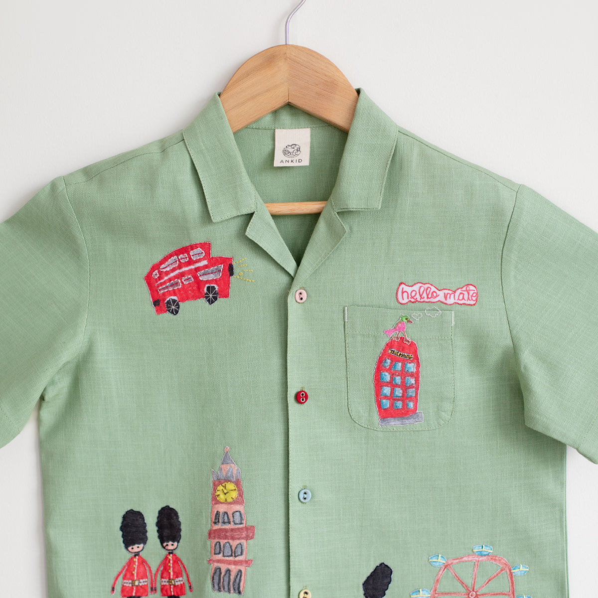 London Guard Applique Shirt | Mint