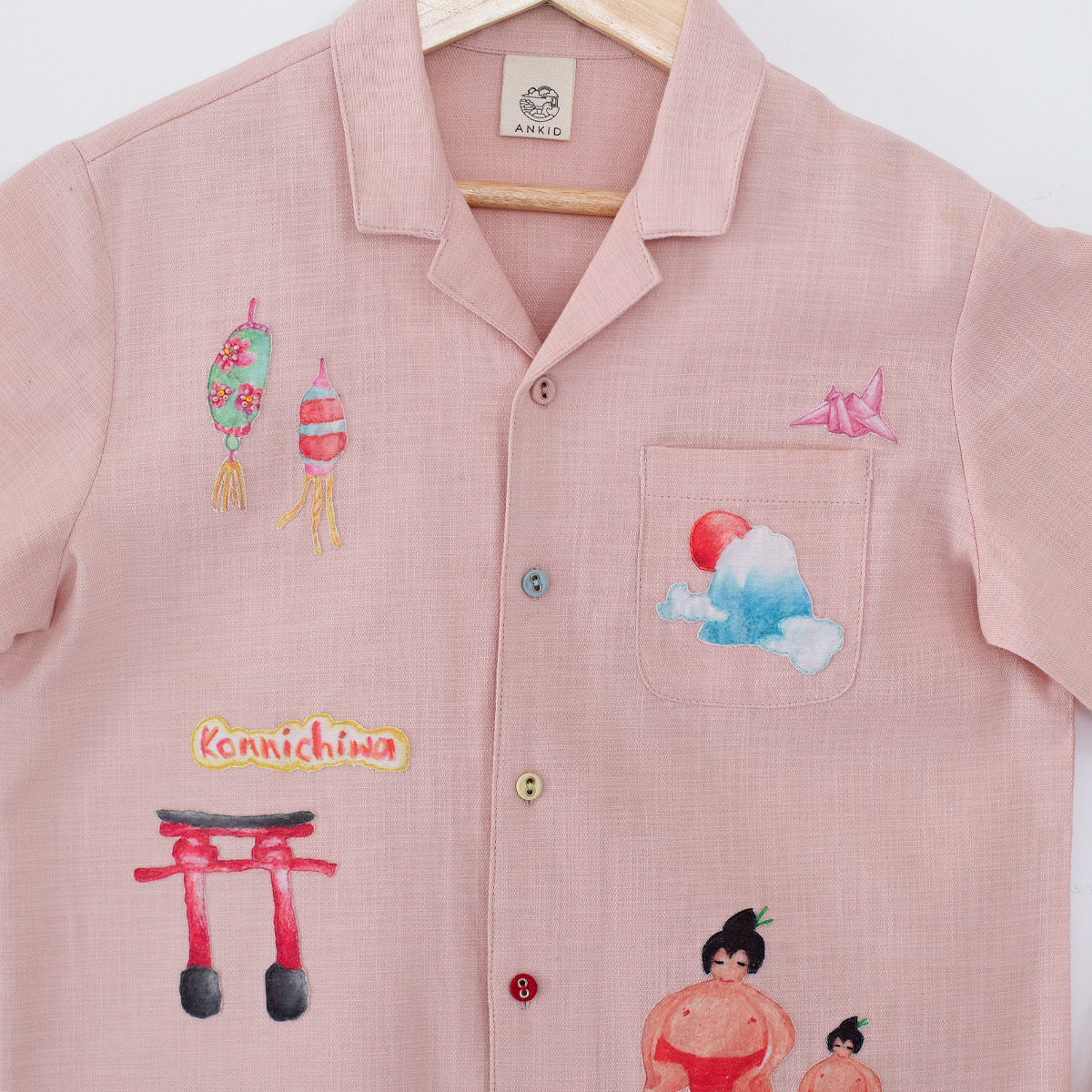 Tokyo Blush Applique Shirt | Blush
