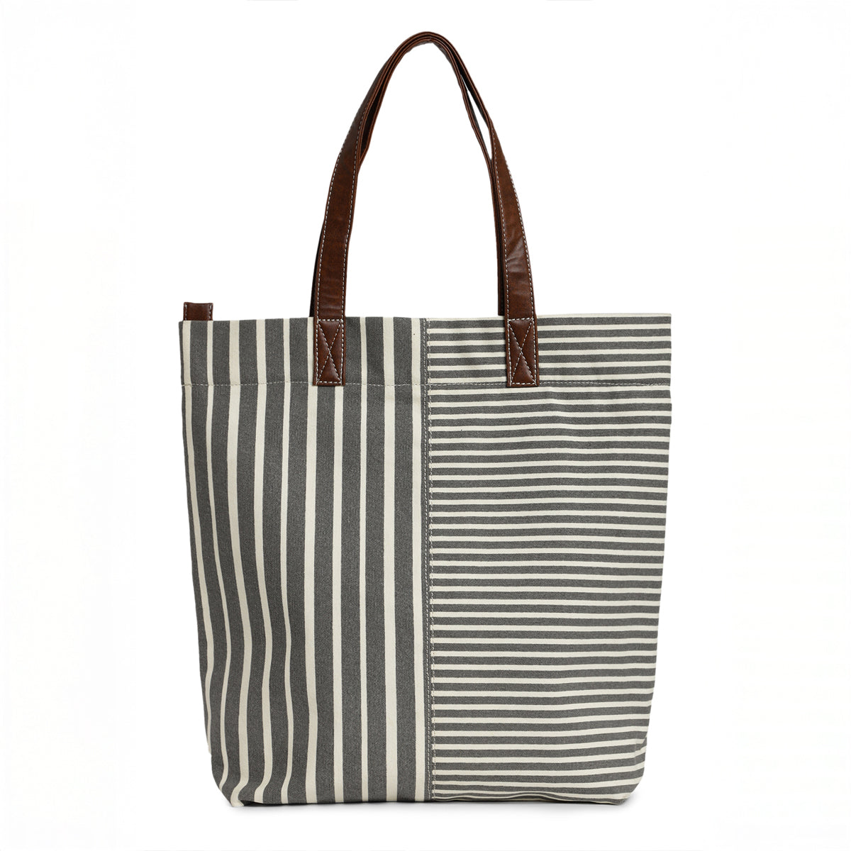 Retro Stripe Ladies Tote Bag