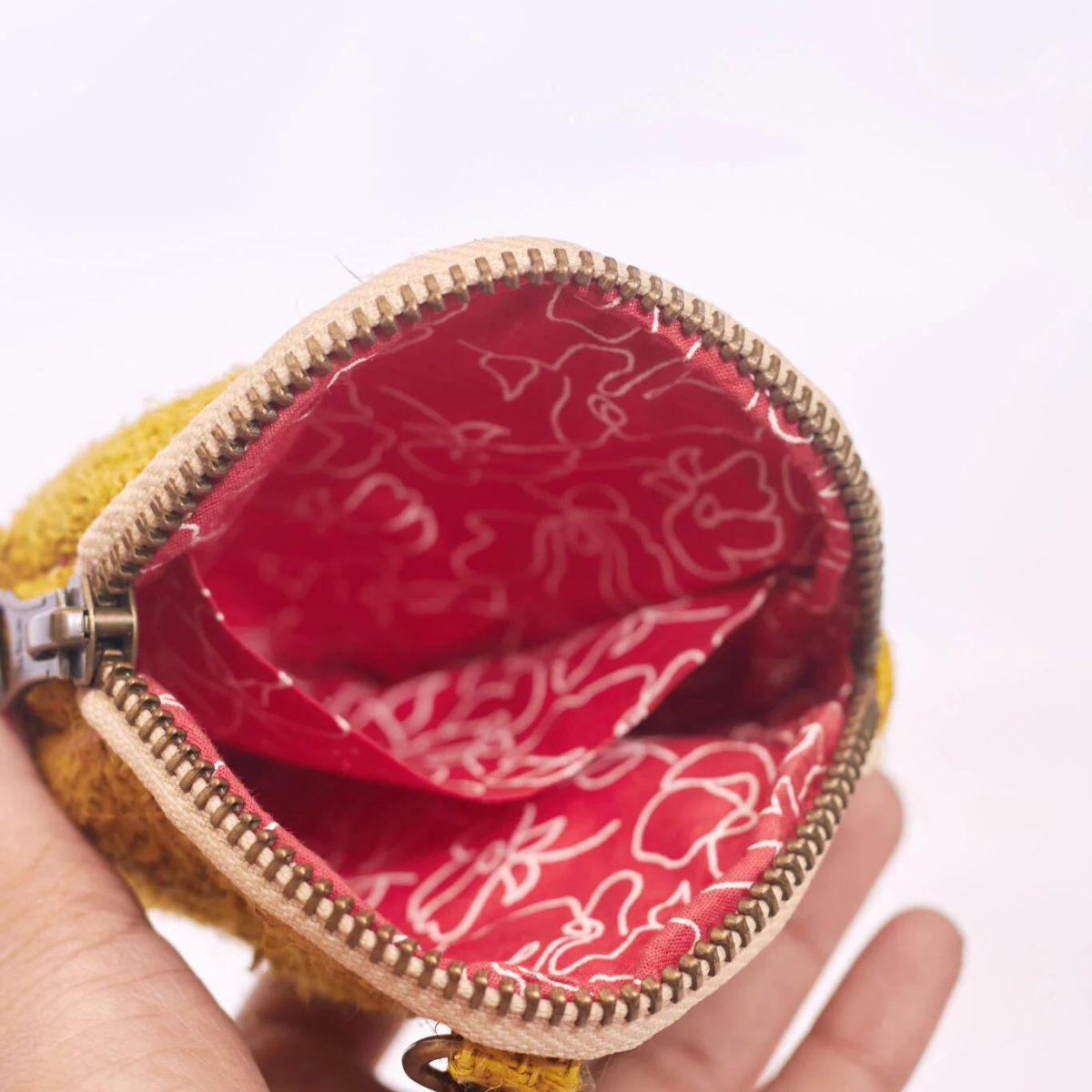 Hemp Coin Pouch - Turmeric