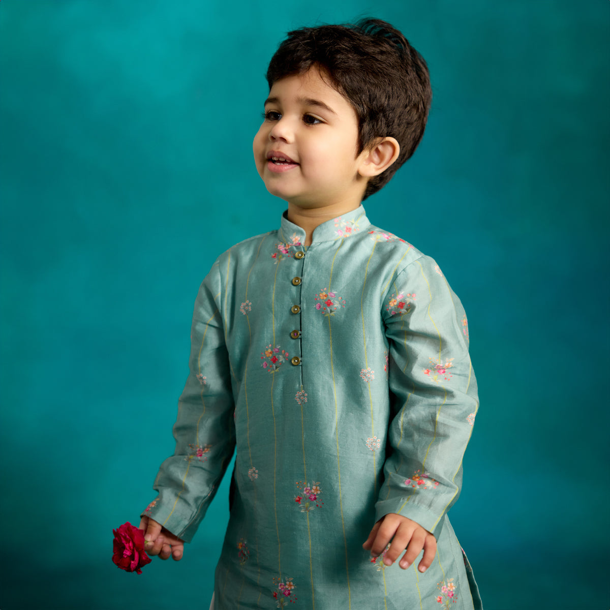 Paan Rekh Chitthi Kurta Set