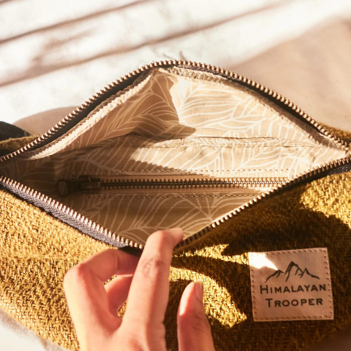 Hemp Waist Bag - Olive