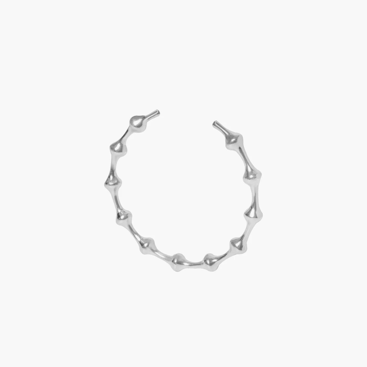Brass Symphony Bangle | Silver