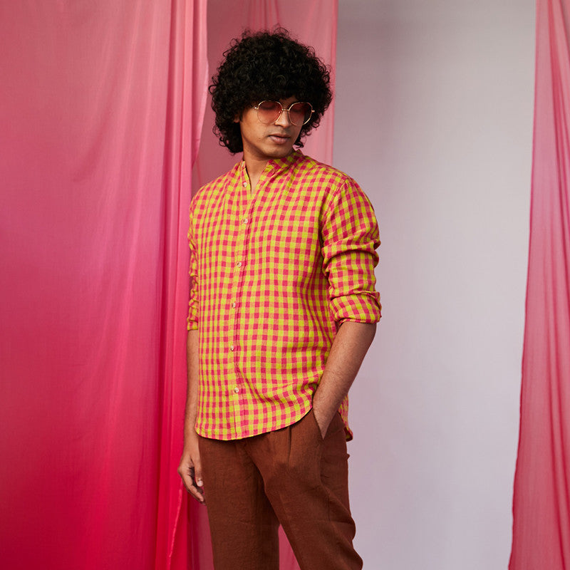 Mandarin Collar Shirt