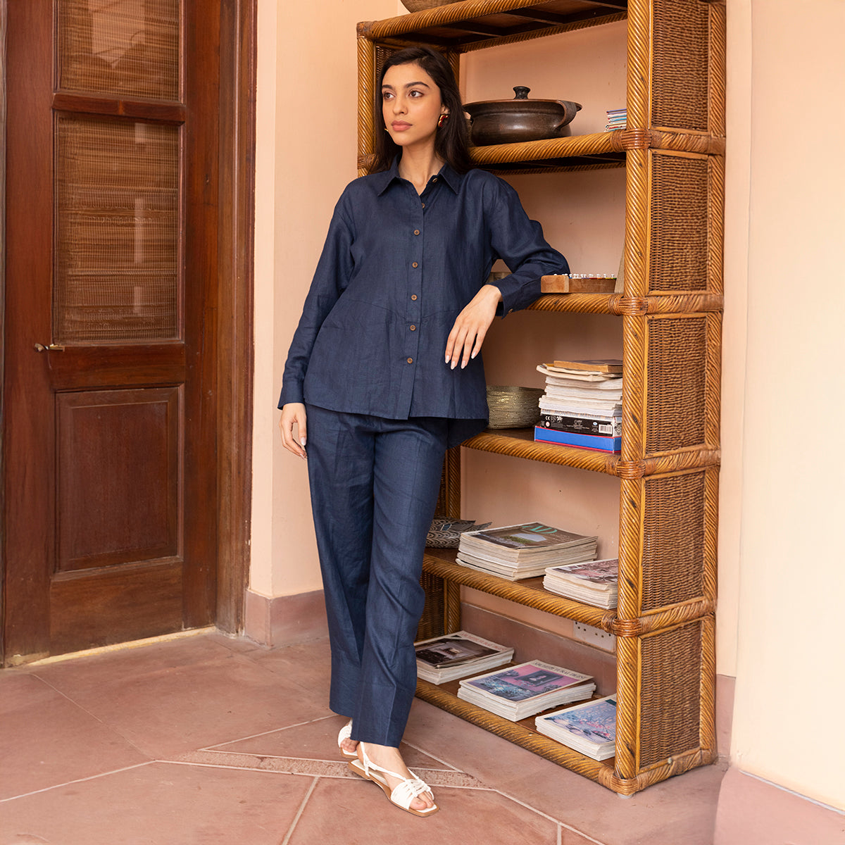 100% Hemp Shirt - Navy