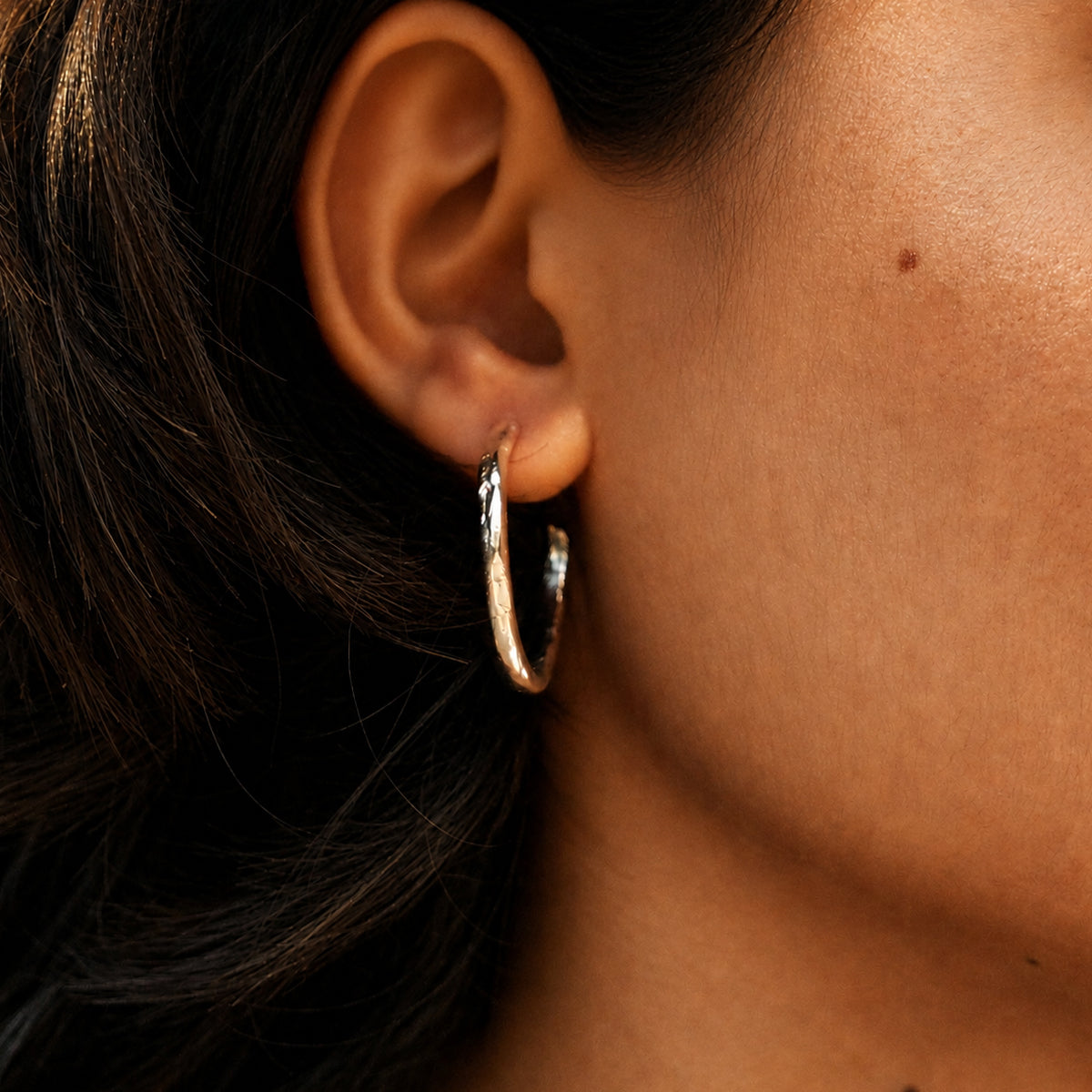 Halo Hoops (Small) - Silver