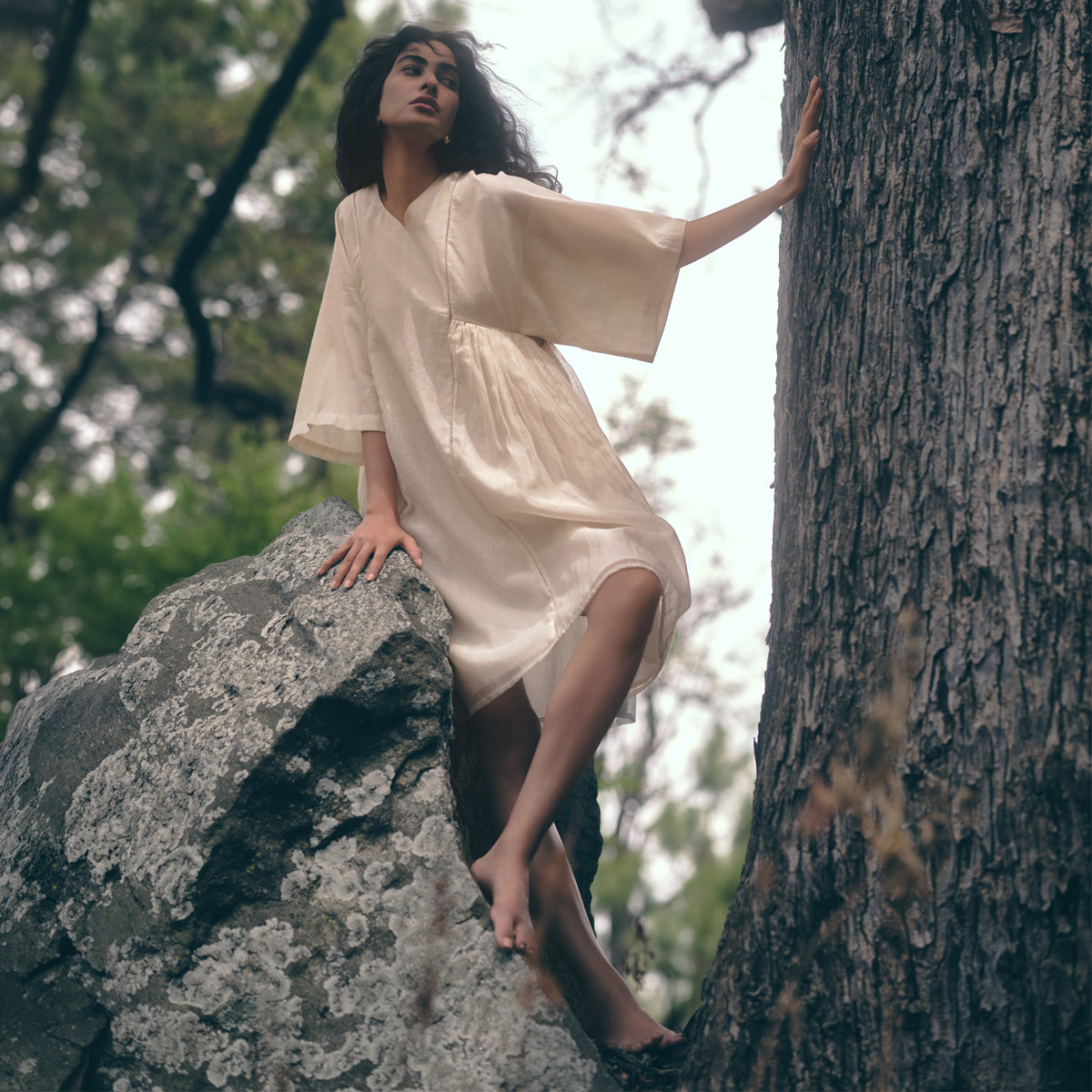 Choga Kurta - Ivory