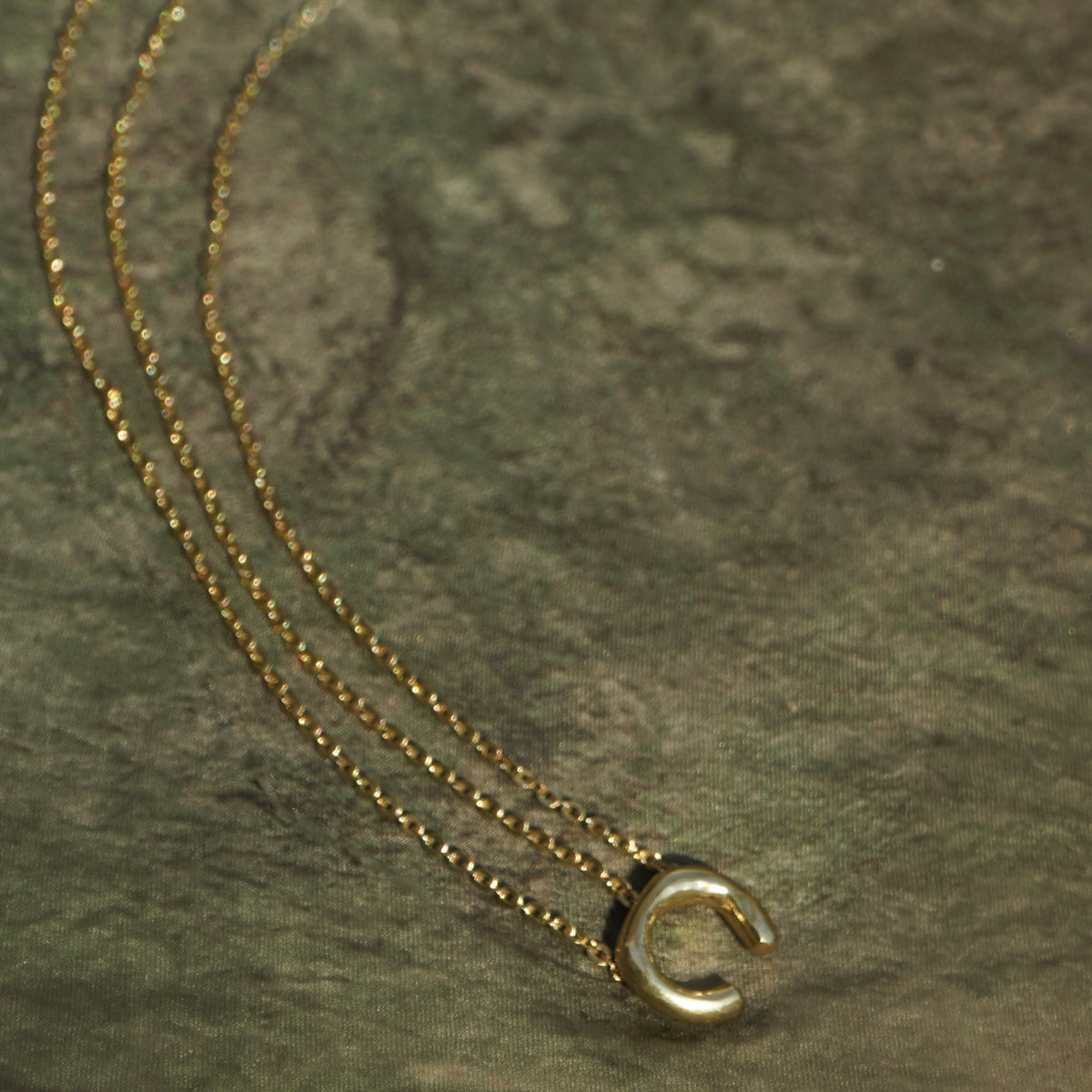 Dew drop Earchain - Brass