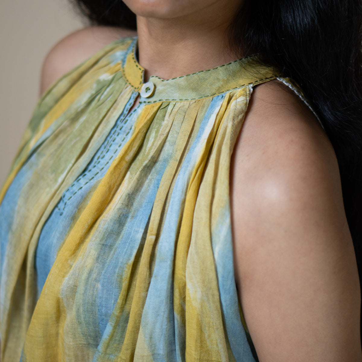 Meadows Hand Painted Blouse