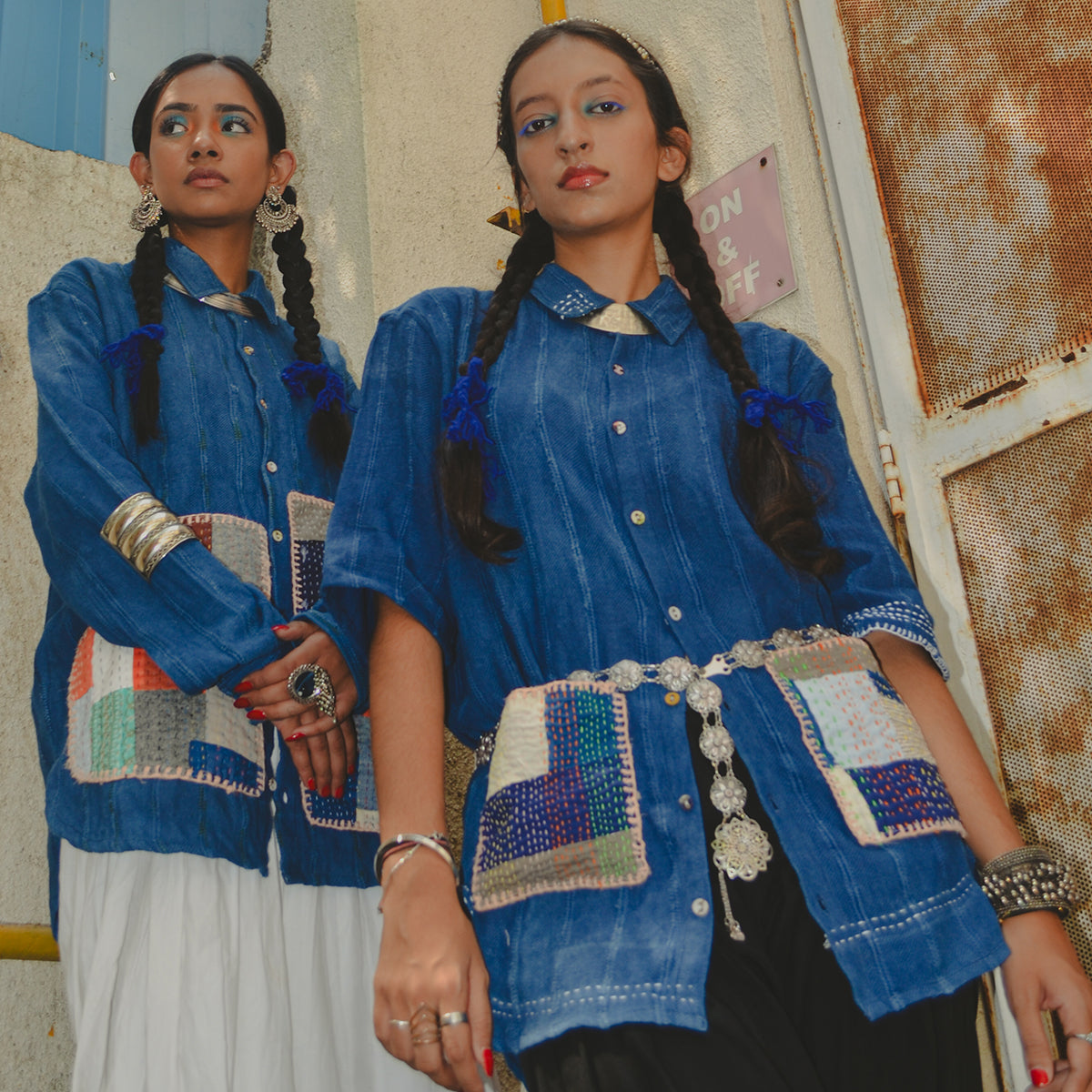 Handwoven Upcycled Shirt