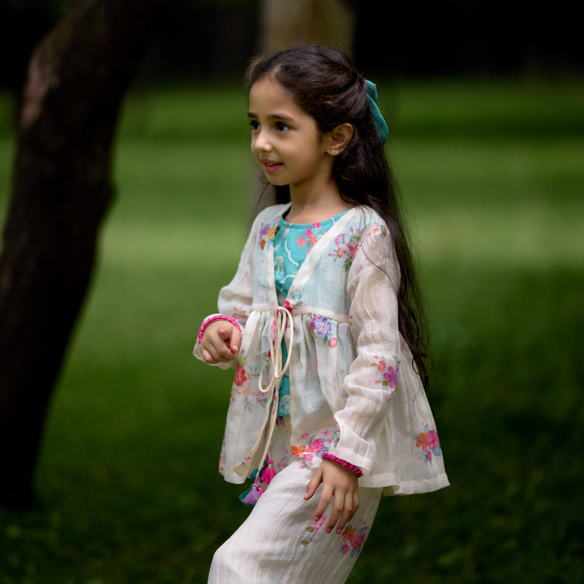 Naariyal Chitthi Peplum Set