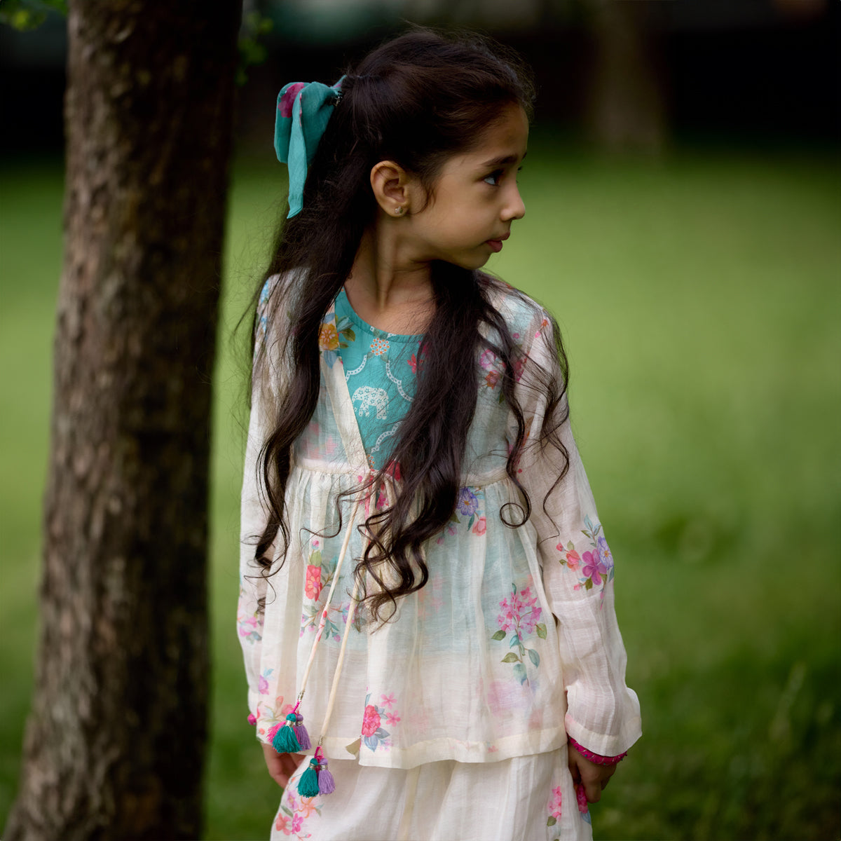 Naariyal Chitthi Peplum Set