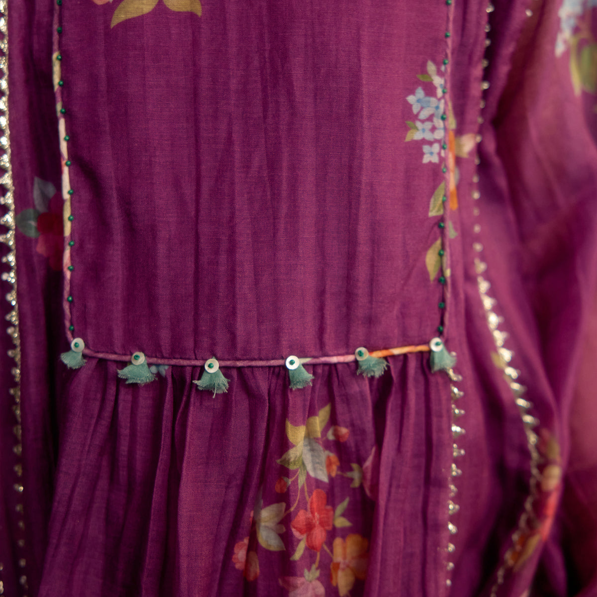 Jaamun Chitthi Flared Kurta Set