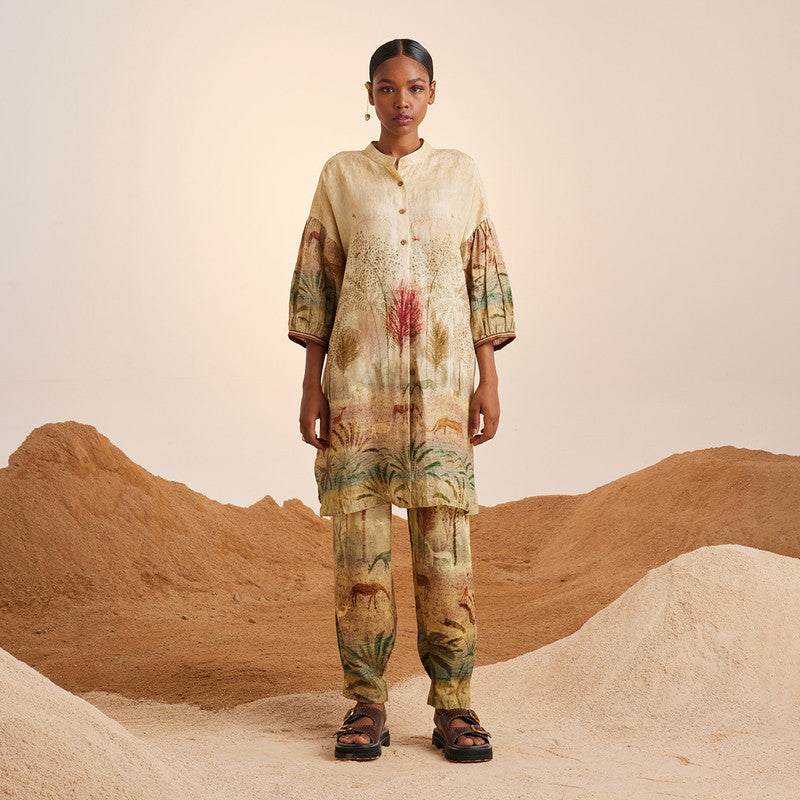 Relaxed Pleated Pant