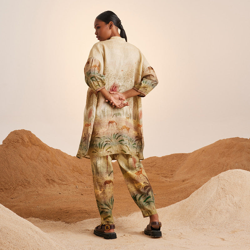 Relaxed Pleated Pant