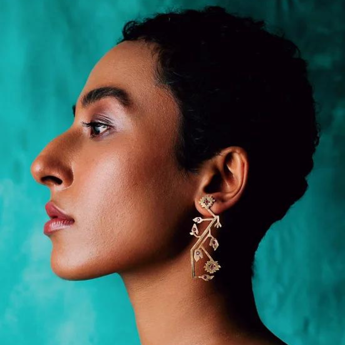 Tersa Brass Earrings | 18K Gold Plated