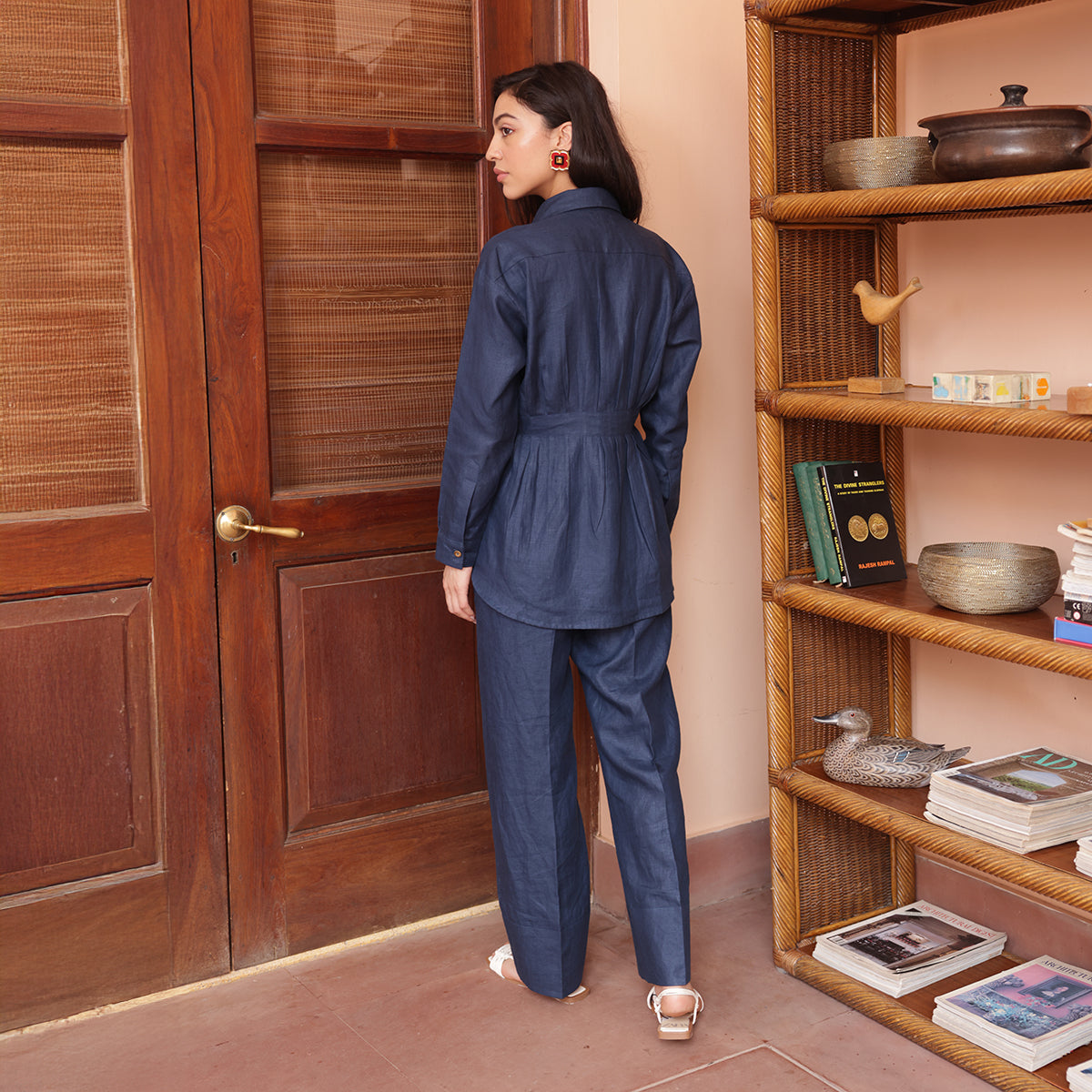 100% Hemp Pants - Navy