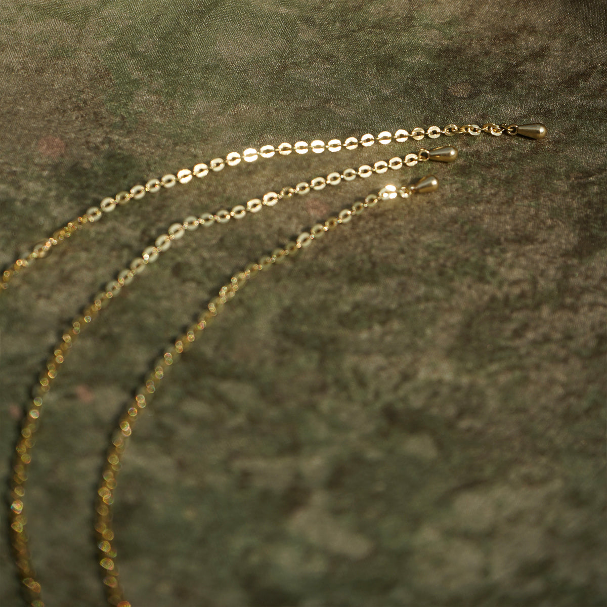 Dew drop Earchain - Brass
