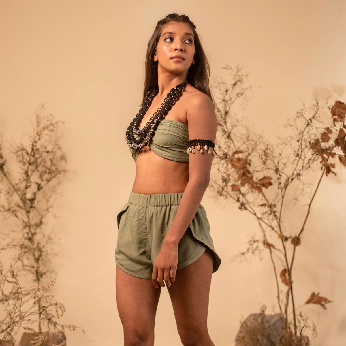 Afro Black Boho Necklace