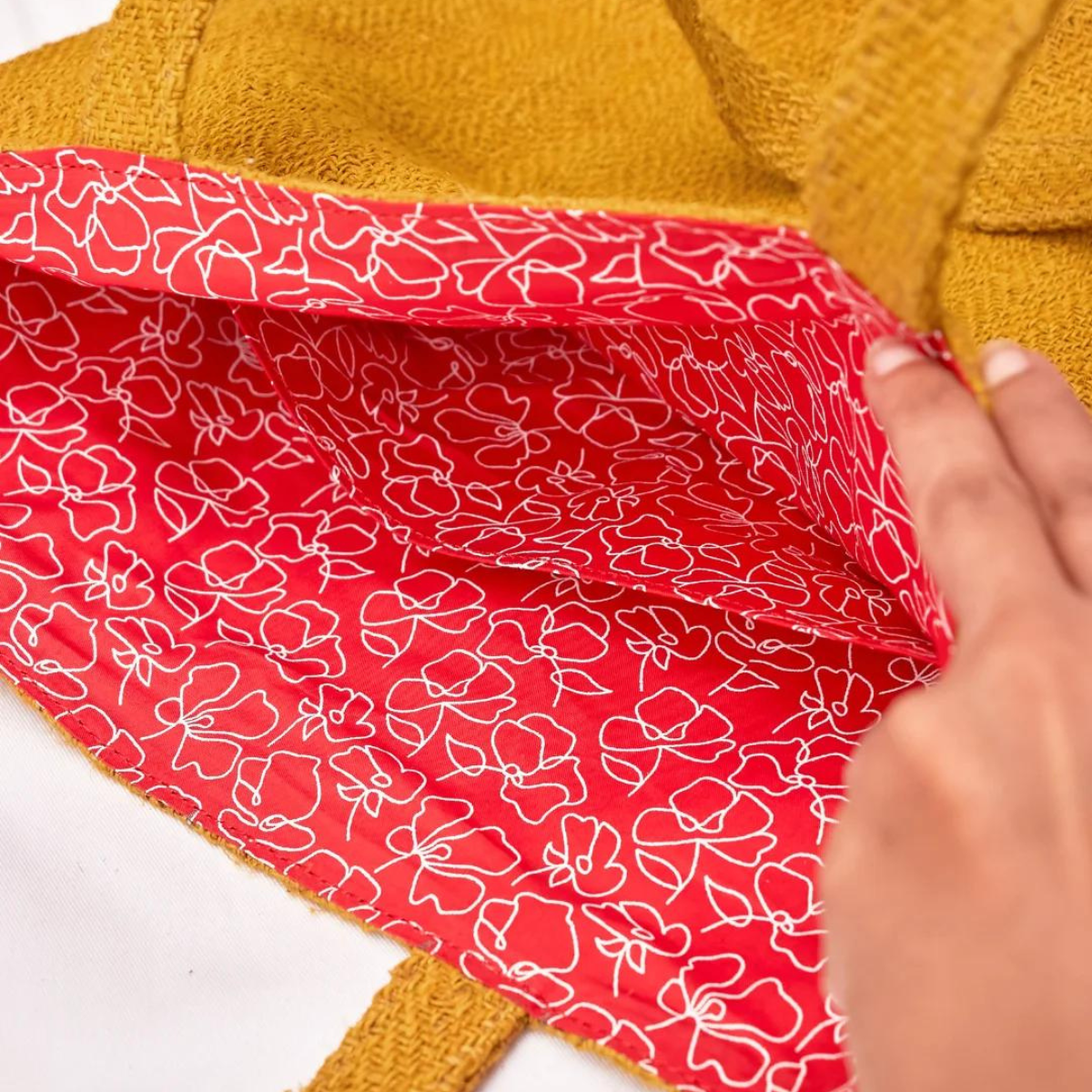 Hemp Tote Bag - Turmeric