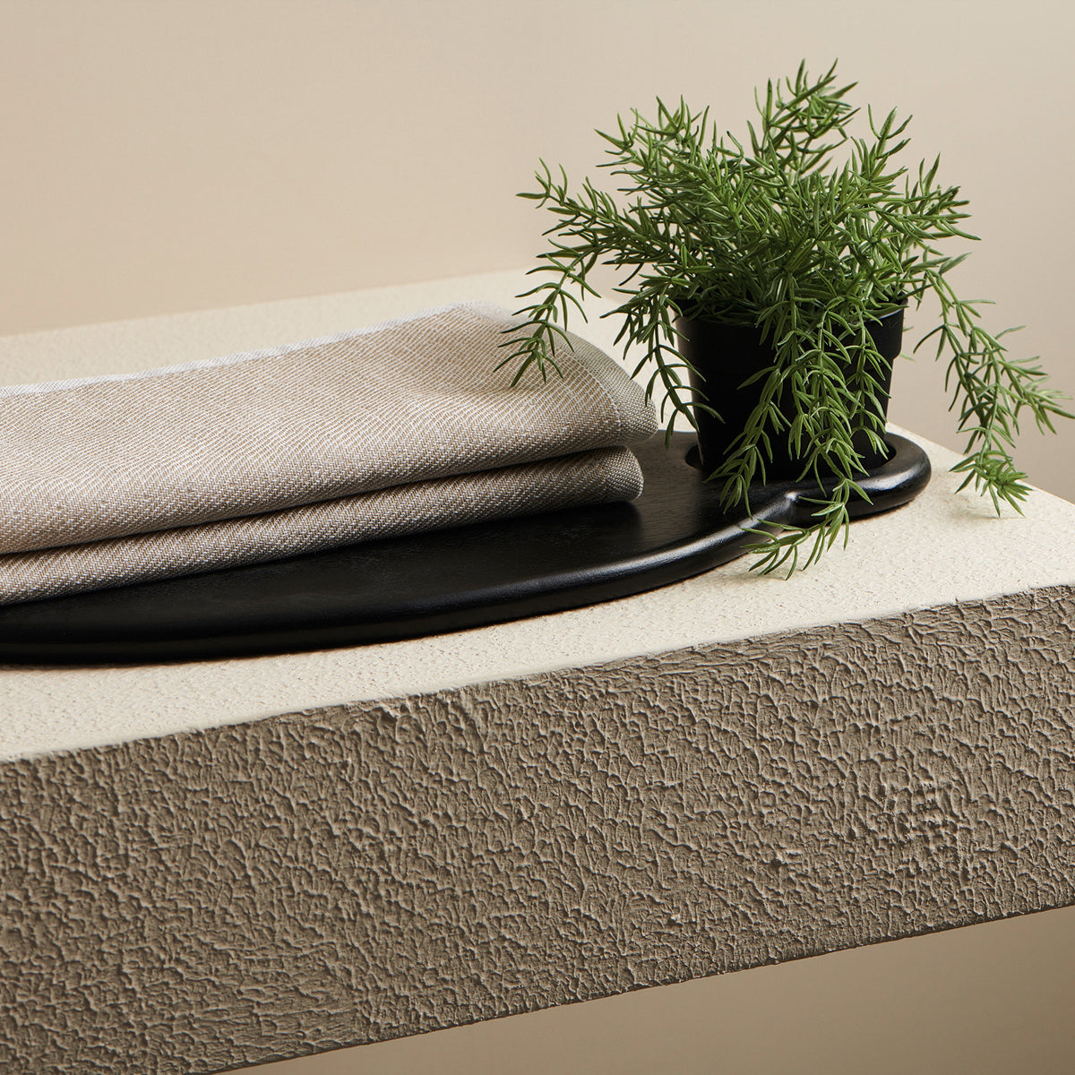 Earth Stucco | Cotton Bamboo | Hammam Terry | Towel