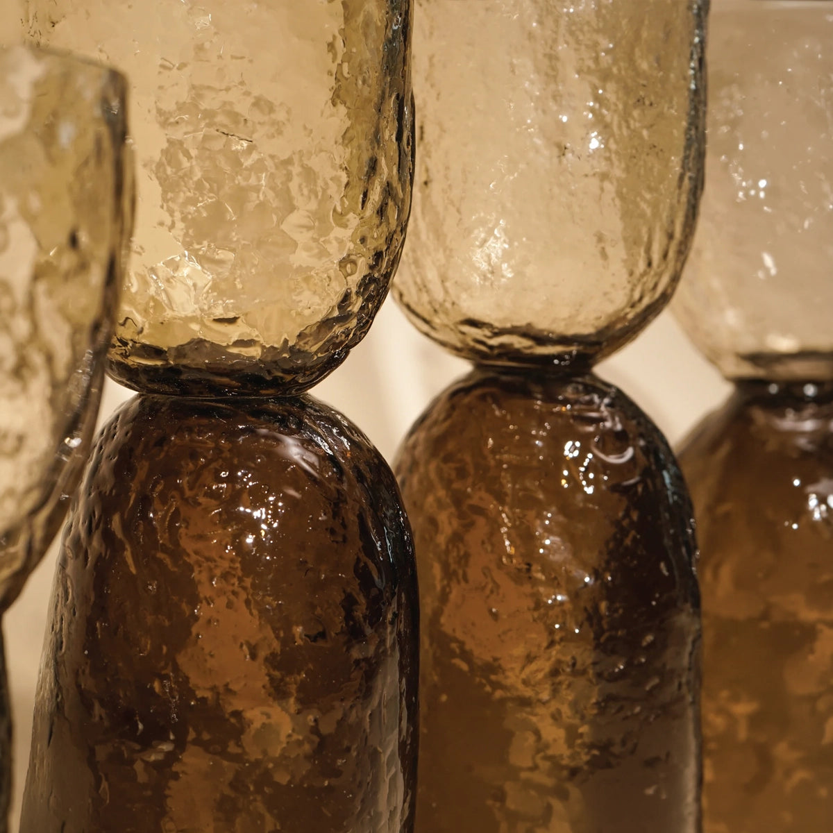 Axel Textured Glass Decorative Object | Tall