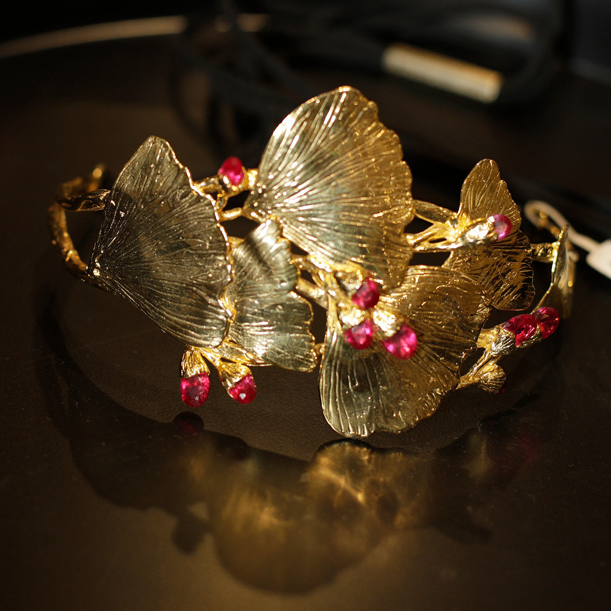 Crystal Bloom Choker - W / P / G