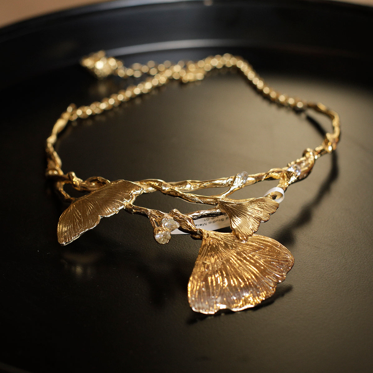 Crystal Bloom Neckpiece - W / P / G