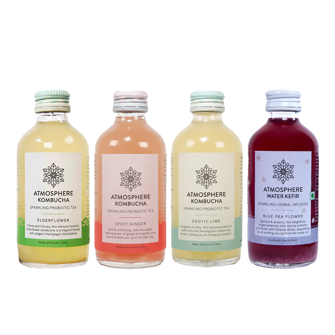 Gut Health Pack: Kombucha | 840ml | Pack of 4