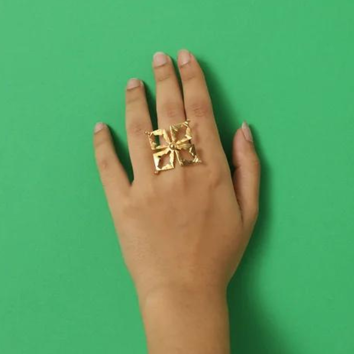 Brass Ring | 18K Gold Plated
