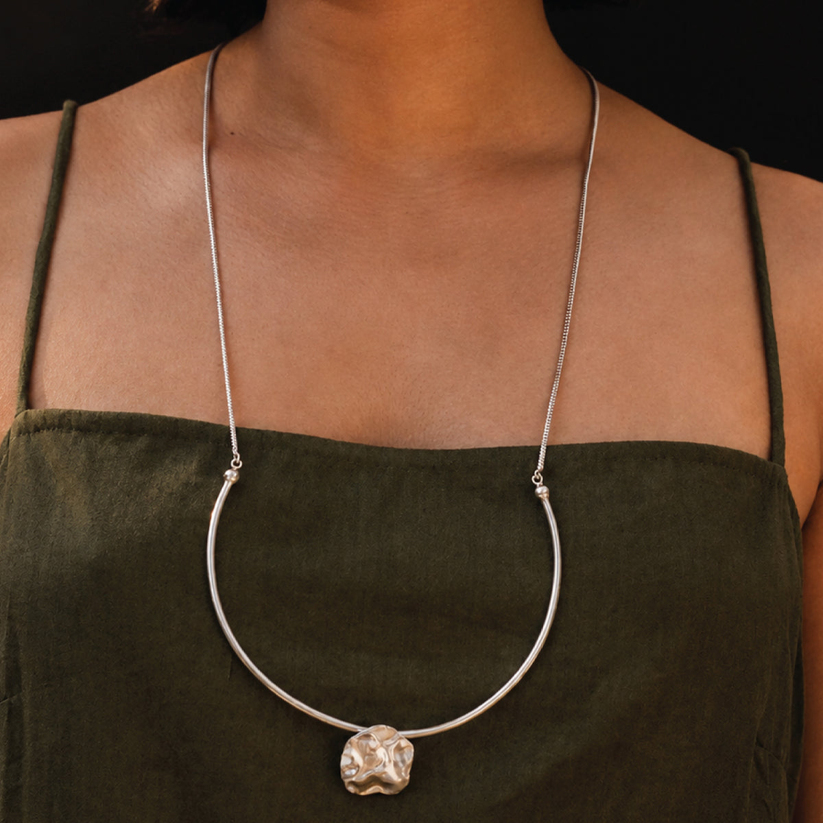 Drops Choker - Silver