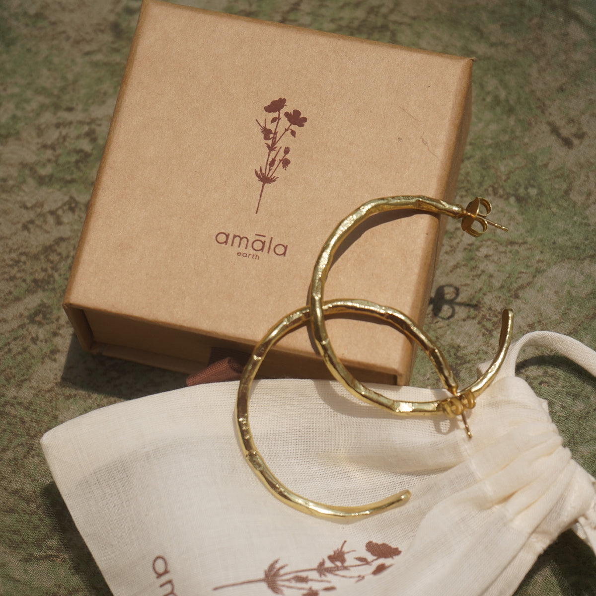 Halo Hoops (Medium) - Brass