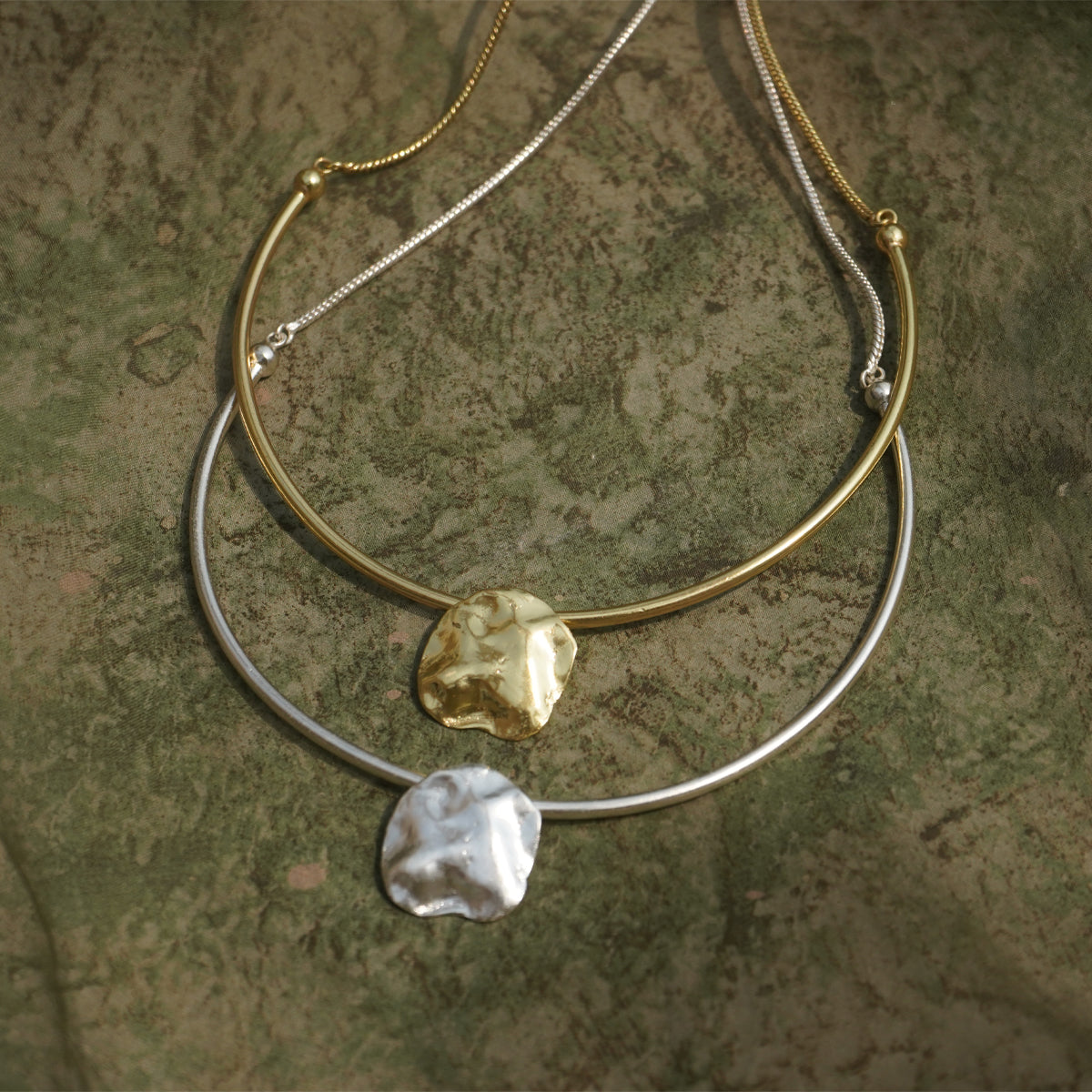 Drops Choker - Silver