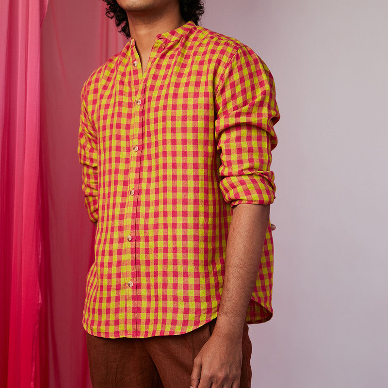 Mandarin Collar Shirt