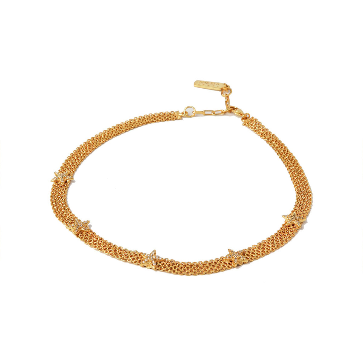 Flat Chain Star Choker