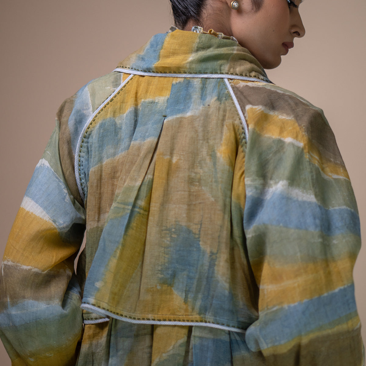 Meadows Unisex Hand Painted Trench