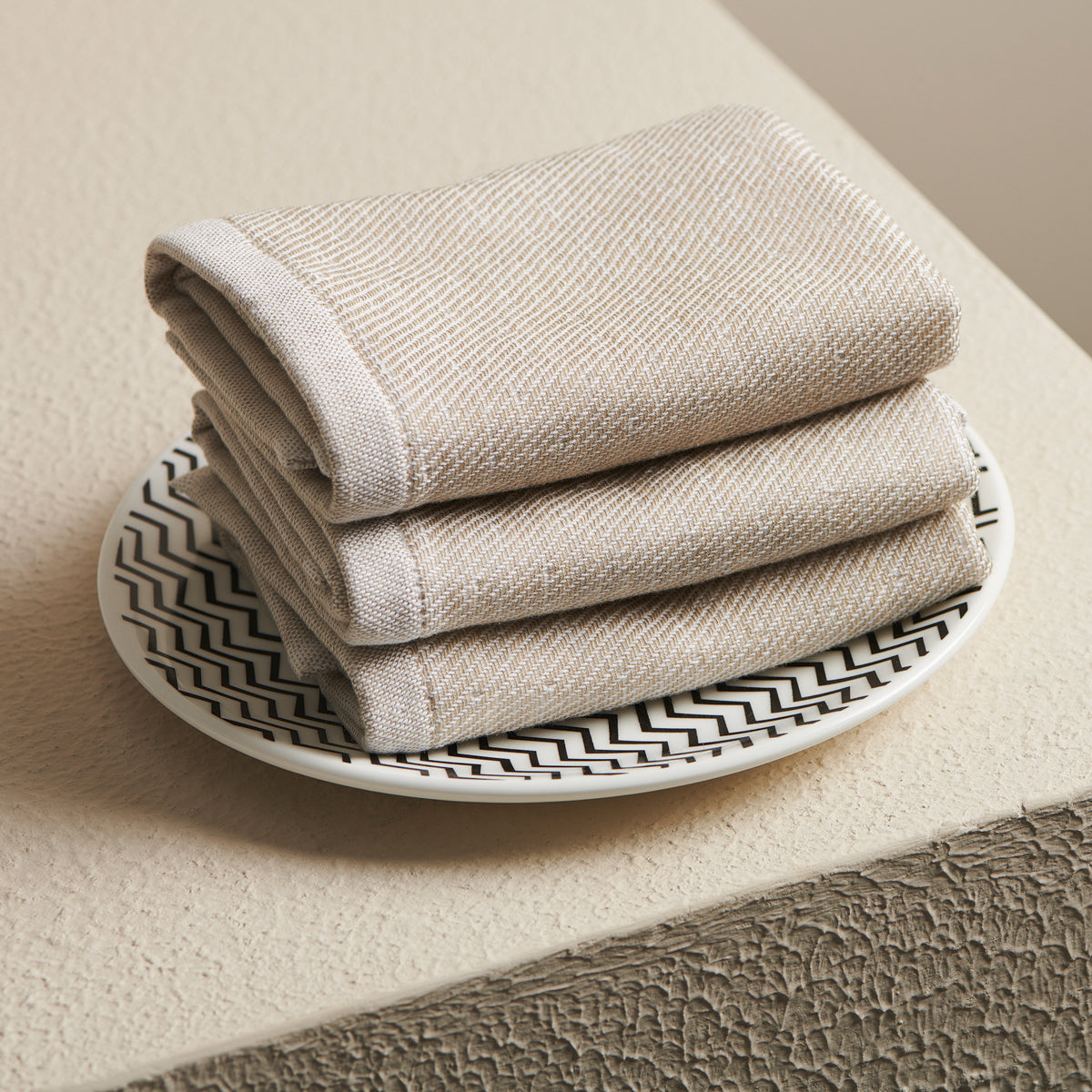 Fern Print | Cotton Bamboo | Hammam Terry | Towel
