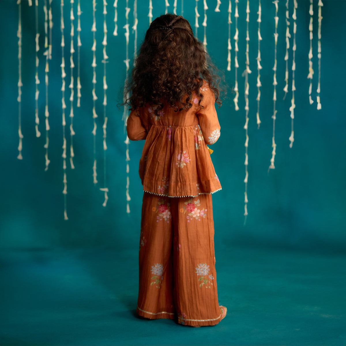 Kesar Chittthi Peplum Set