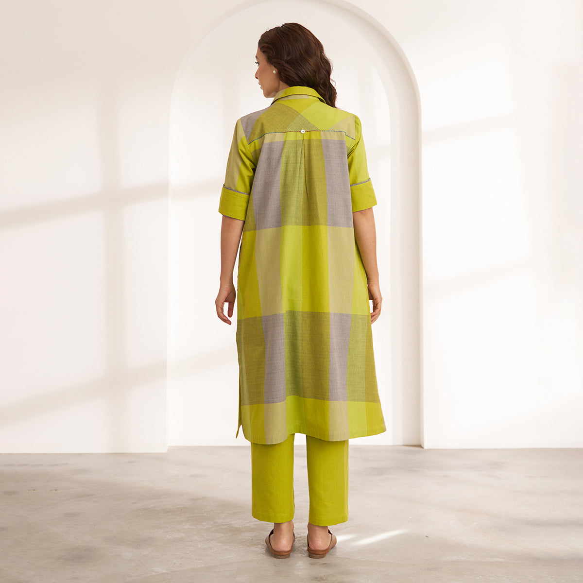 The Kochi Collared Tunic & Pants Set