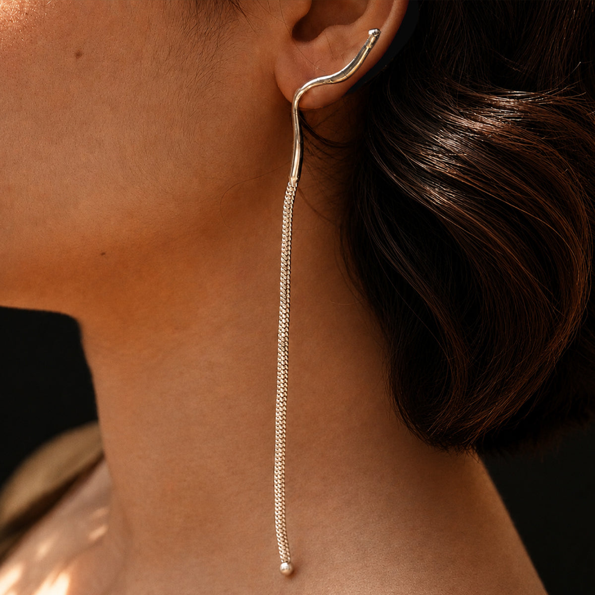Trace Earrings - Silver